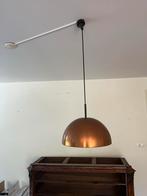 Vintage Koperen Hanglamp, Ophalen, Gebruikt, Metaal, Minder dan 50 cm