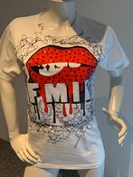 American apparel shirt met steentjes maat s, Kleding | Dames, Wit, Zo goed als nieuw, Korte mouw, Maat 36 (S)