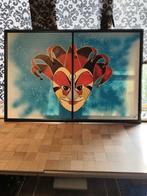 Carnaval Schilderij - Groot Formaat, Antiek en Kunst, Ophalen of Verzenden