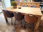 Teak houten eettafel, Huis en Inrichting, Ophalen, Gebruikt, 200 cm of meer, 50 tot 100 cm