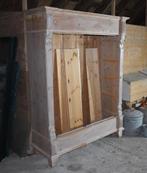 Antieke grenen linnenkast / garderobekast, Antiek en Kunst, Ophalen