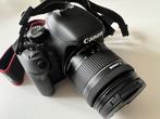 Canon EOS 600D  + Accessoires, Gebruikt, Spiegelreflex, Canon, Minder dan 4 keer