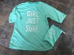 Groen shirt UPF50+ voor zwemmen (zie omschrijving), Ophalen, Overige typen, Zo goed als nieuw, Decathlon