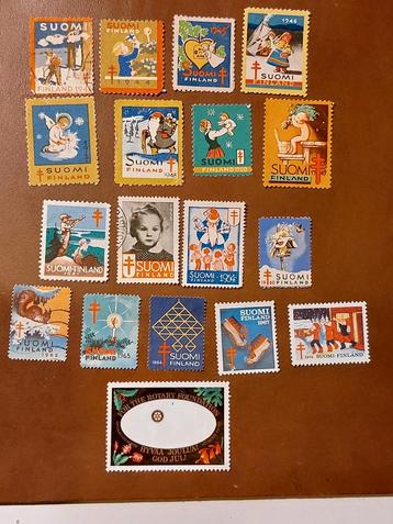 Selectie Kerstzegels (jul) Finland  beschikbaar voor biedingen