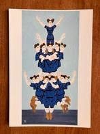 Acrobaten, de pyramide van dertien - Ferdinand Erfmann 1961, Ophalen of Verzenden, 1980 tot heden, Ongelopen, Ambachten of Beroep