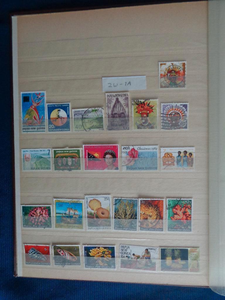 papua new guinea - diverse (zw-1a), Ophalen of Verzenden, Gestempeld