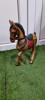 Handgeschilderd houten paard - 50 cm hoog, Ophalen