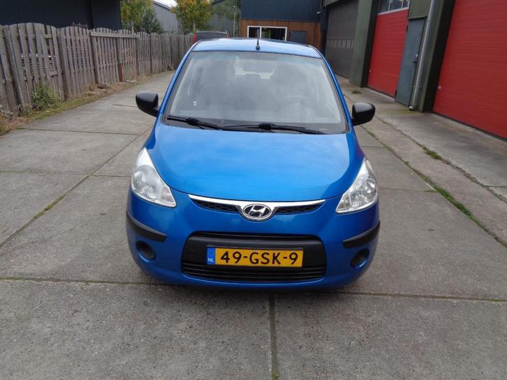 Hyundai i10 1.1 I 5DR 2008 Blauw, Auto's, Hyundai, Bedrijf, i10, Airbags, Centrale vergrendeling, Elektrische ramen, Radio, Benzine