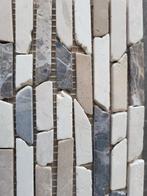 Mozaiek matjes, beige grijs, Minder dan 5 m², Wandtegels, 20 tot 40 cm, Zo goed als nieuw