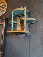 Leuke wandbekleding met spiegel - H 40 br 30, Ophalen, Gebruikt, Hout