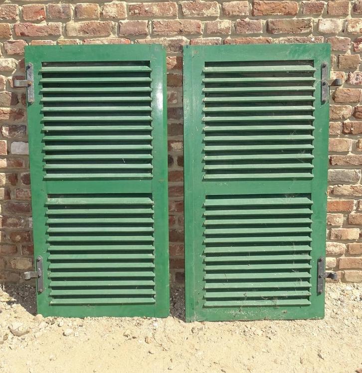 set louvre luiken blinden schutters, Antiek en Kunst, Curiosa en Brocante, Ophalen