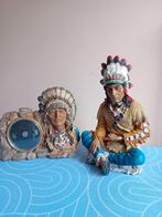 2 x indianen beeldjes, Ophalen