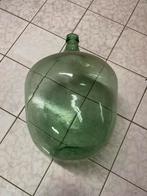 Grote groene vaas, Groen, Glas, Zo goed als nieuw, 50 tot 75 cm