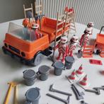 Playmobil wegwerkers met kiepauto en veel diverse accessoire, Ophalen of Verzenden, Gebruikt