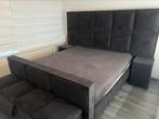 Boxspring luxe model alle maten en kleuren 1 week levertijd, Ophalen, Zwart, 180 cm, 200 cm