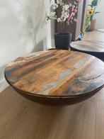 Salontafels (2stuks) rond, 50 tot 100 cm, Rond, 50 tot 100 cm, Zo goed als nieuw