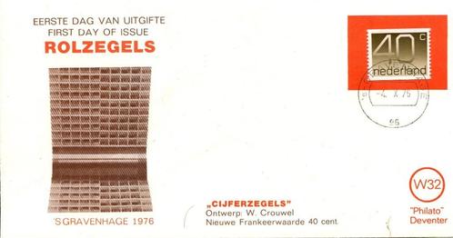 Nederland 1976 660 Rolzegel, Postzegels en Munten, Brieven en Enveloppen | Nederland, Envelop, Ophalen of Verzenden