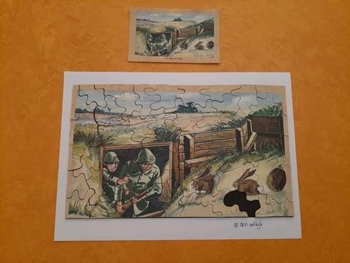 originele militair mobilisatie puzzel 1939-1940 + voorbeeld, Verzamelen, Militaria | Tweede Wereldoorlog, Landmacht, Overige typen