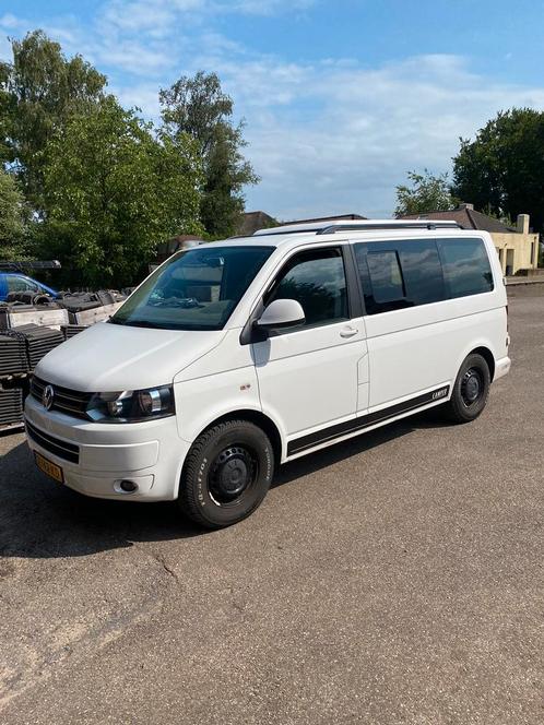 Volkswagen t5 camper zelfbouw wb kwarttarief, Auto's, Volkswagen, Particulier, Diesel, Origineel Nederlands, Wit, Ophalen