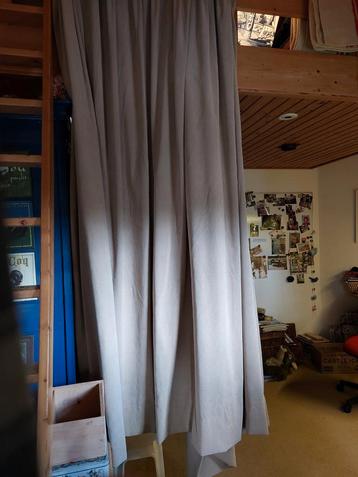 gordijnen, beige voor een lengte van 5 meter beschikbaar voor biedingen