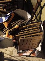 tegels, Ophalen, Beton, Terrastegels