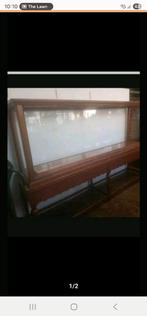 Antiek museumkast / vitrinekast / toonbank, Ophalen of Verzenden