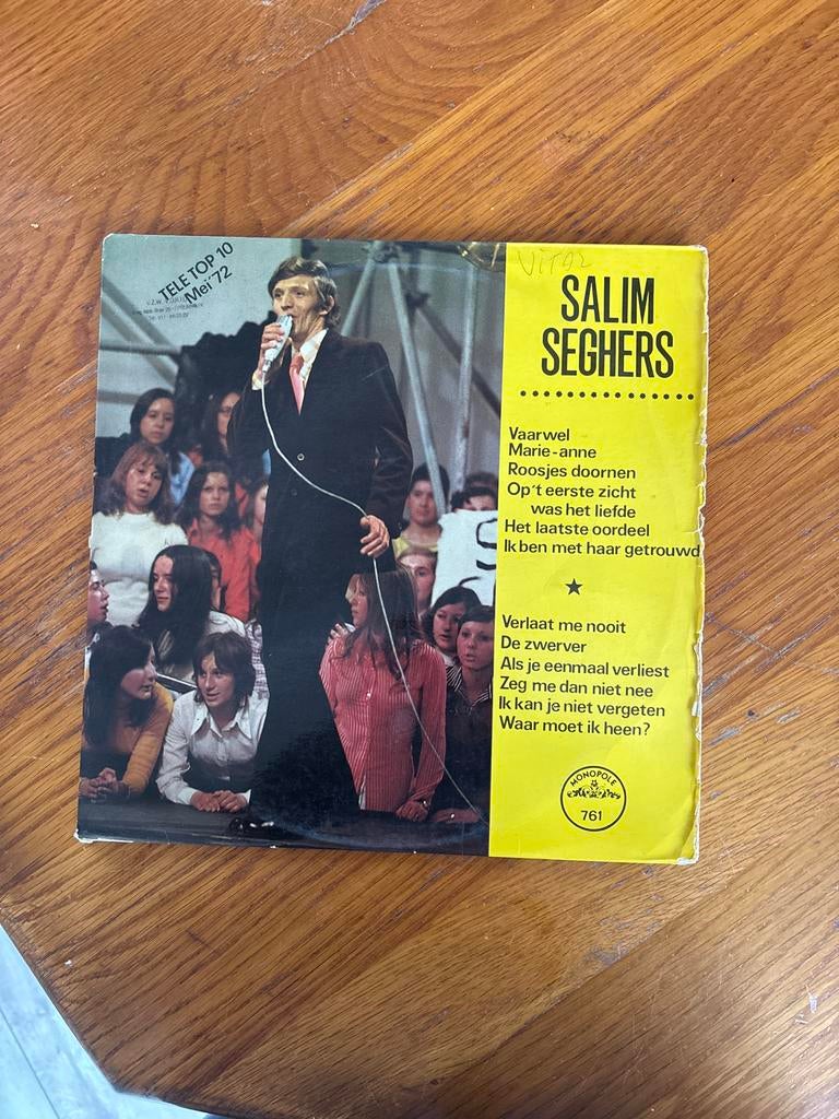 Salim Seghers - LP - Tele Top 10 Mei '72, Ophalen of Verzenden, Gebruikt, 12 inch