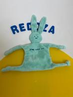 287 Peas play with me konijn groen softdoek, Ophalen of Verzenden, Gebruikt, Konijn