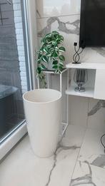 Elho vaas bloempot wit modern, 25 tot 40 cm, Kunststof, Rond, Nieuw