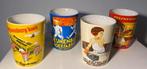 4 Verschillende Peijnenburg koek bekers. Hoogte 10 cm., Overige typen, Ophalen of Verzenden, Zo goed als nieuw, Overige stijlen