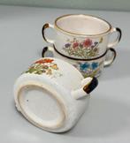 Wildflower servies 3 soepkom soep kom kommen bloemen vintage, Ophalen of Verzenden