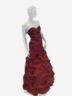 SALE galajurk prinsessenjurk bordeaux maat 32, 34, Galajurk, Ophalen of Verzenden, Zo goed als nieuw, Maat 34 (XS) of kleiner