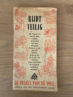 ANWB boekje uit 1952 RIJDT VEILIG - de regels van de weg, Verzenden, Gelezen, Algemeen