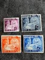 1936 NVPH 221-222, 224-225, Leger des heils, Ongebruikt, Postzegels en Munten, Ophalen of Verzenden, Postfris, Nederlands-Indië