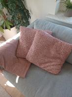 Plaid en kussens, Ophalen of Verzenden, Zo goed als nieuw, Roze, Vierkant