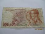 50 frank Belgie, Ophalen of Verzenden, Los biljet