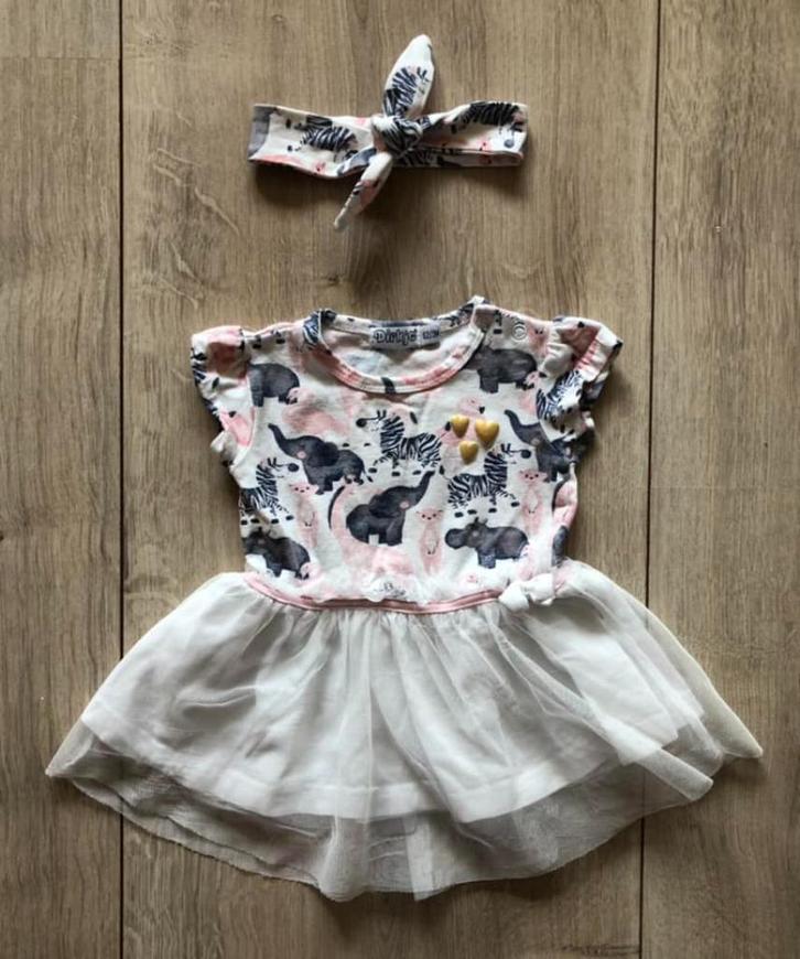 Dirkje jurkje - Maat: 62, Kinderen en Baby's, Babykleding | Maat 62, Zo goed als nieuw, Meisje, Jurkje of Rokje, Ophalen of Verzenden