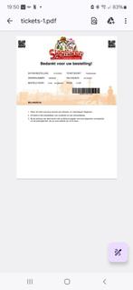 Tickets, Tickets en Kaartjes, Twee personen, Ticket of Toegangskaart