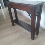 Prachtig vormgegeven antiek mahonie haltafeltje, sidetable., Antiek en Kunst, Antiek | Meubels | Tafels, Ophalen