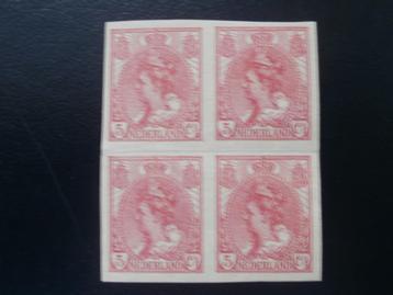 NL 1923; ONGETAND BLOK KONINGIN WILHELMINAZEGELS NVPHNR 82