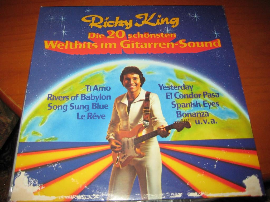 LP, Ricky King: 20 Welthits im Gitarren-Sound, Ophalen of Verzenden, Zo goed als nieuw, 12 inch