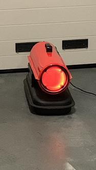 HETELUCHTKANON PETROLEUM DIESEL HEATER HETE LUCHT KANON, Huis en Inrichting, Kachels, Zo goed als nieuw, Vrijstaand, Petroleumkachel