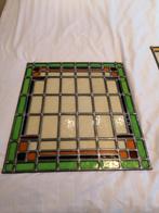 Glas in lood paneel 44 bij 48 cm, Ophalen of Verzenden, Minder dan 80 cm, Glas in lood, Minder dan 80 cm