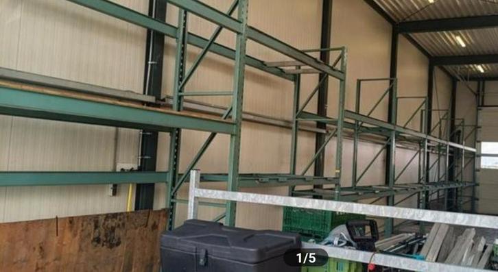 Hovuma zwaarlast stelling 4000kg per laag 25m palletstelling, Huis en Inrichting, Kasten | Stellingkasten, Gebruikt, Ophalen