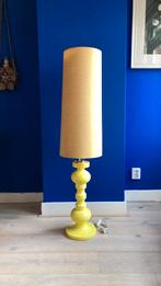 Staand lamp retro vintage geel Waechtersbach western Germany, Ophalen, Overige materialen, Gebruikt, 100 tot 150 cm