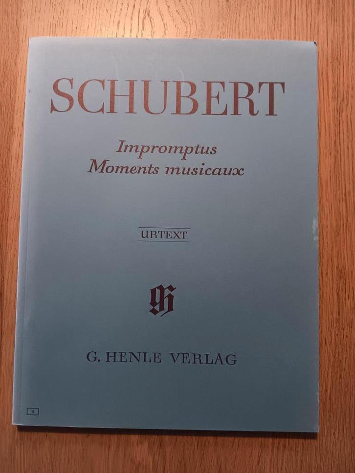 F. Schubert - Impromptus & Moments Musicaux fur Klavier, Muziek en Instrumenten, Bladmuziek, Zo goed als nieuw, Artiest of Componist
