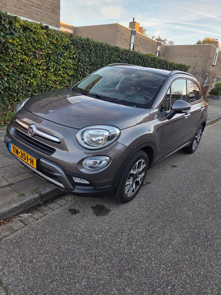 Fiat 500X 1.4T Multiair 16V 140 2016 Bruin, Auto's, Fiat, Particulier, 500X, ABS, Adaptieve lichten, Airconditioning, Alarm, Bluetooth