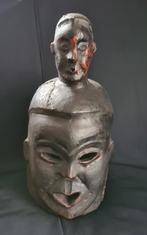 Oud Afrikaans houten masker, Ophalen of Verzenden