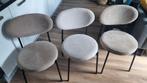 Loods5 eetkamerstoelen - Beige - 3 stuks, Huis en Inrichting, Stoelen, Ophalen, Zo goed als nieuw, Overige kleuren