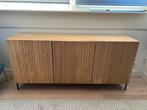 New gravure dressoir eiken naturel, Huis en Inrichting, 150 tot 200 cm, Eikenhout, Ophalen of Verzenden, 25 tot 50 cm